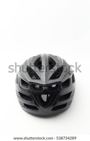 bicycle helmet on white background