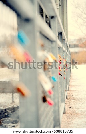 Locks of love bridge, Finland