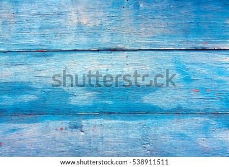 Blue weathered wooden wall texture. Architectutral background.