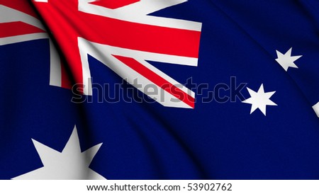 Australia Flag Royalty-Free Stock Photo #53902762