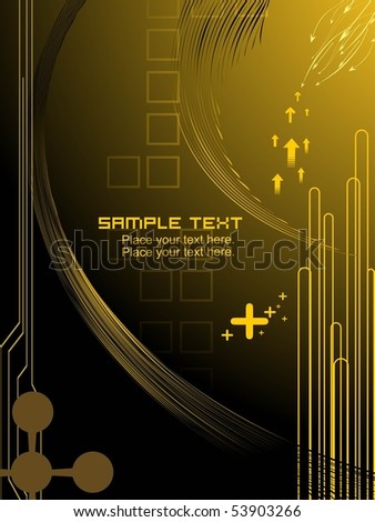 abstract futuristic background, vector illustration