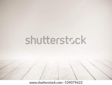 The blur cool sea background with wood floor foreground on horizon tropical sandy beach; relaxing outdoors vacation with heavenly mind view at a resort deck touching sunshine, sky surf summer clouds. Royalty-Free Stock Photo #539079622