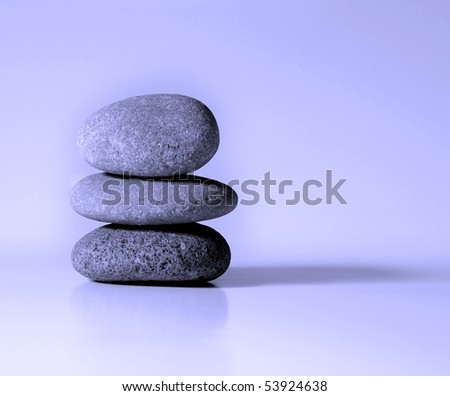 Stack of rocks symbolizing simplicity and tranquility