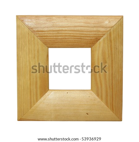 blank frame isolated