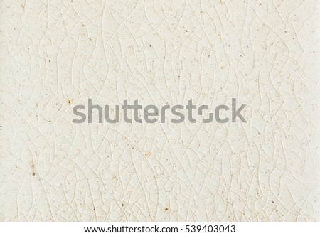 close up background and texture of stretch marks cracked on white cream glazed tile Royalty-Free Stock Photo #539403043