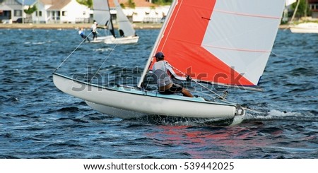 High School Sailing Championships at Belmont, Lake Macquarie, New South Wales, Australia.
