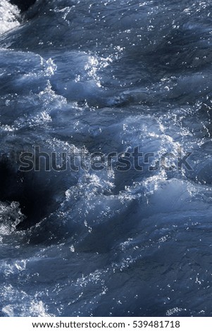 Rushing Blue Waters
