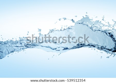 Water splash,water splash isolated on white background