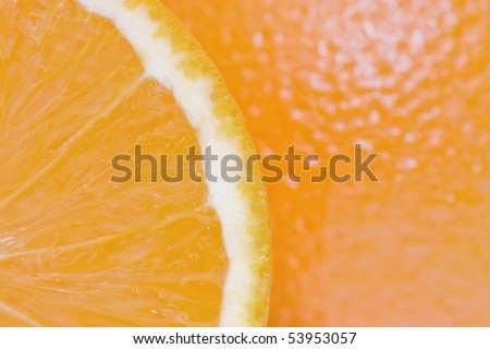 Pulp of an orange