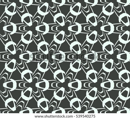 Vector seamless pattern. Modern stylish texture. Repeating abstract background with chaotic strokes. Trendy hipster print.