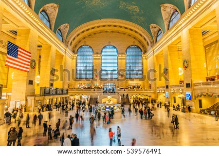 Main hall Grand Central Terminal, New York Royalty-Free Stock Photo #539576491