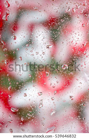 Bokeh abstract background with water droplet is beautiful and very breezy, Blurred background.