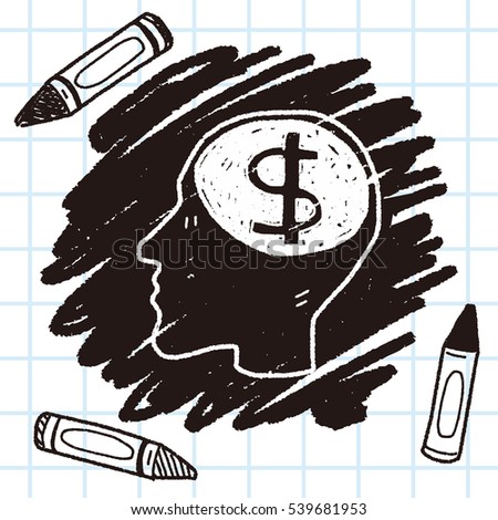 brain money doodle