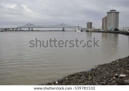 Crescent City Connection Bridge, New Orleans, Louisiana