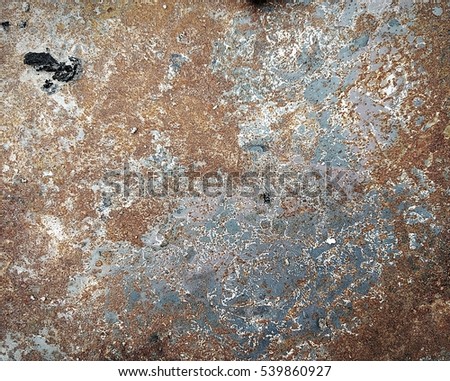 Old grunge rustic metal texture use for background