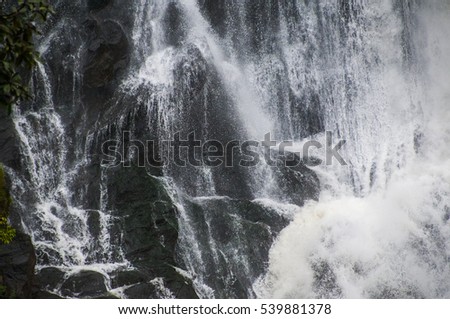 Athukadu waterfall, Munnar, Kerala, India.