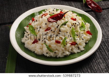 Delicious Homemade curd rice 