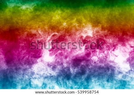 beautiful colored smoke or colored smog pattern, abstract background.