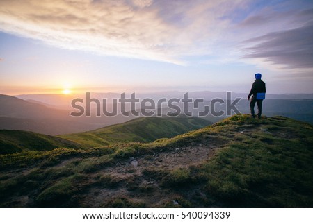 Climb to the top. Royalty-Free Stock Photo #540094339