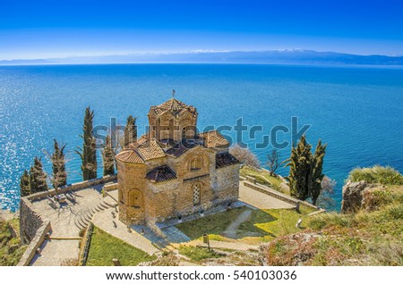 Saint John - Kaneo, Orthodox Church in Ohrid, Macedonia 