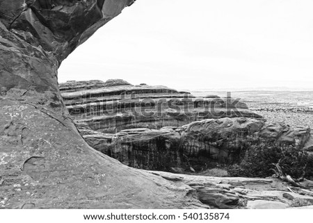 Arch and Canyons at Arches National Park