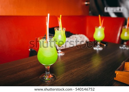 Delicious green Cocktail