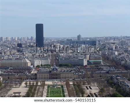 Paris City Panoramic View