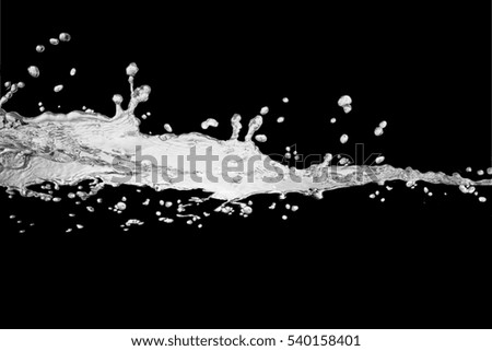 Water splash,water splash isolated on   background