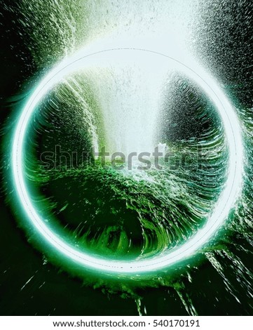 Photography Techniques / Green nirvana Abstract textured and background 
