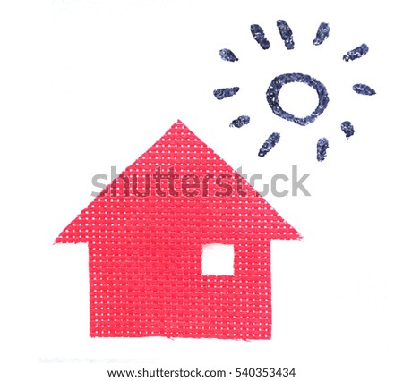 paint sun and cloth house