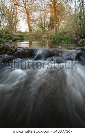 River, water motion