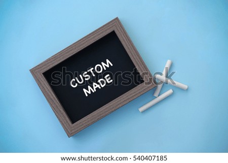 Custom Made, Business Concept