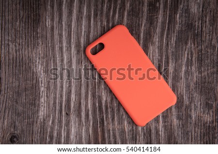 Red back cover for mobile phone