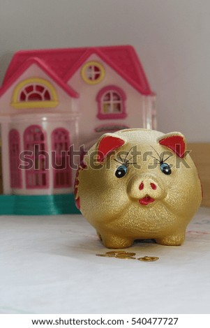 Savings for home - Stock Image