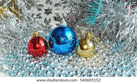 Christmas ornaments, decorations, still life, background, composition