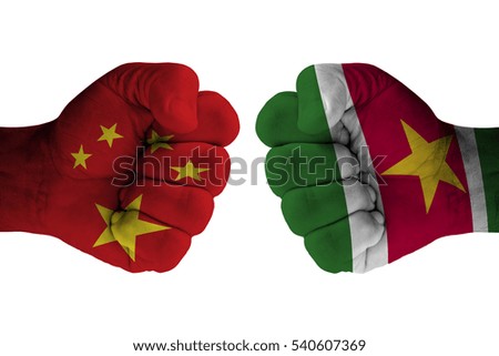 CHINA vs SURINAME