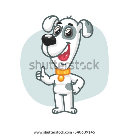 Dog Showing Thumbs Up Royalty-Free Stock Photo #540609145