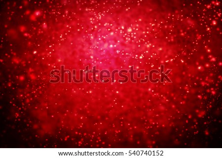 		Red Christmas shining glitter background with sparkling lights.

