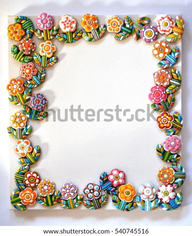 Flower frames , Cookies  , flower shaped