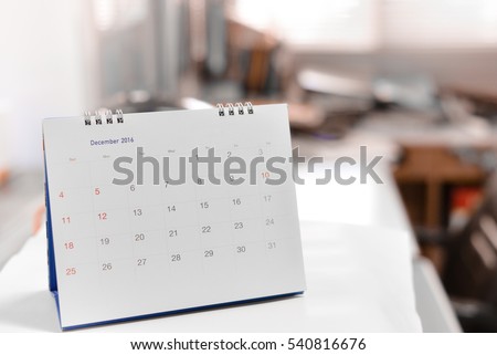 Blurred calendar page in smooth tone. Royalty-Free Stock Photo #540816676