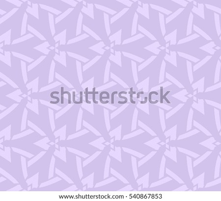 Vector seamless pattern. Stylish fabric print with eastern geometric ornament
