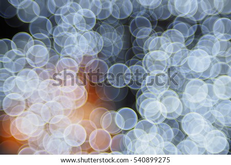 Light abstract white bokeh background, celebrate the Christmas and New Year. 