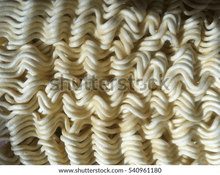 Close Up of Raw Noodle
