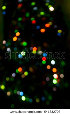 blurry Christmas lights