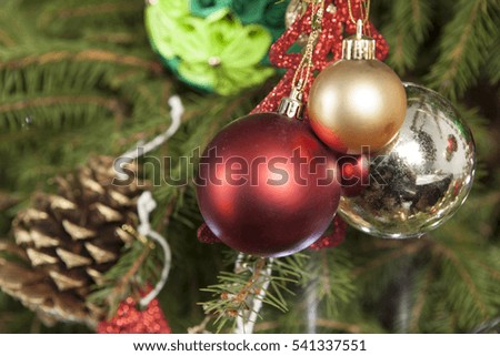 Christmas tree and special decoration