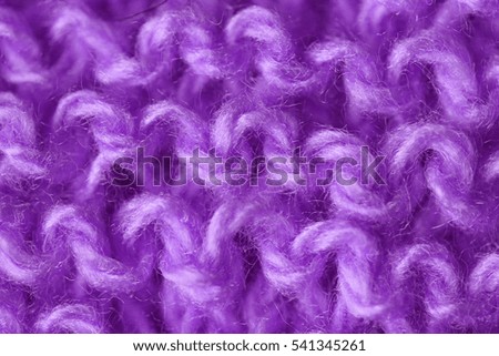 Violet knitted background 