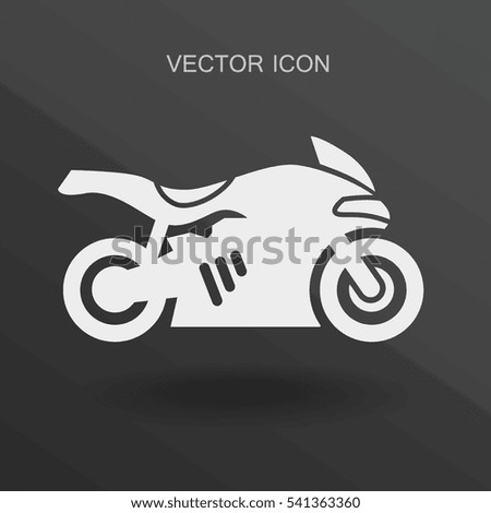 Motorcycle icon vector illustration