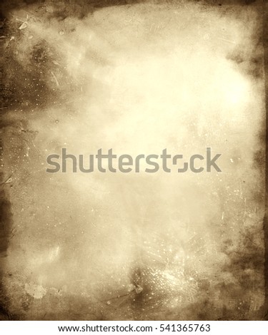 Watercolor Background With Faded Central Area For Your Text Or Picture