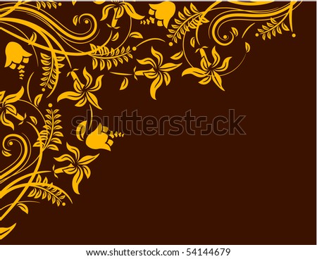 Ornate floral background. See similar in my portfolio.