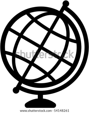 Geography earth globe icon - vector illustration